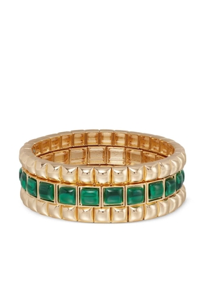 Roxanne Assoulin Puffy stud bracelet (set of three) - Gold