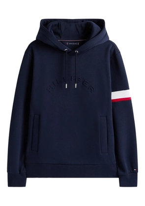 Tommy Hilfiger logo stripe hoodie - Blue