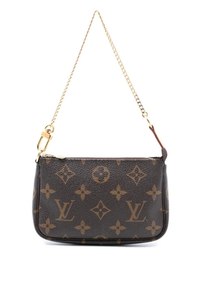 Louis Vuitton Pre-Owned 2018 Monogram Mini Pochette Accessoires handbag - Brown