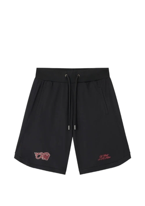 Off-White x AC Milan logo-print shorts - Black