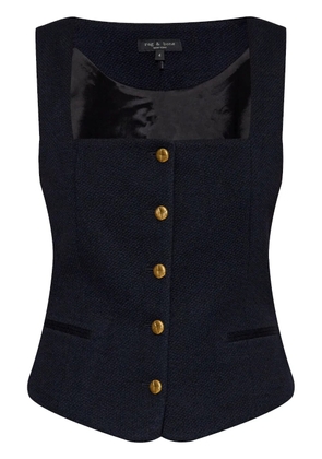 rag & bone Mariana waistcoat - Blue