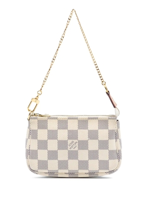 Louis Vuitton Pre-Owned 2020 Damier Azur Mini Pochette Accessoires handbag - White