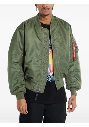Alpha Industries zip-up bomber jacket - Green