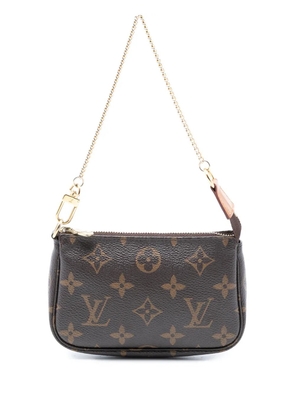 Louis Vuitton Pre-Owned 2020 Monogram Mini Pochette Accessoires handbag - Brown
