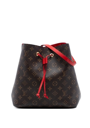 Louis Vuitton Pre-Owned 2017 Monogram Neonoe MM bucket bag - Brown