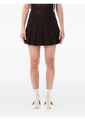 adidas twill pleated skirt - Brown