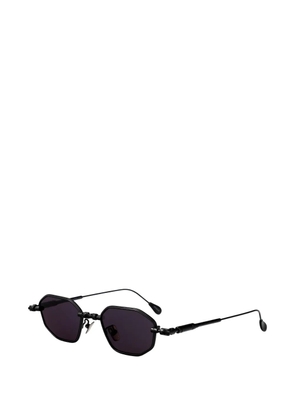 Kuboraum geometric-frame sunglasses - Black
