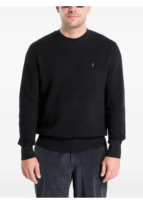 AllSaints Aspen waffle-knit sweater - Black
