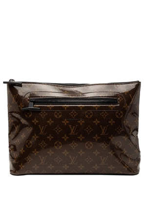 Louis Vuitton Pre-Owned 2018 Monogram Glaze Pochette Cosmos clutch bag - Brown