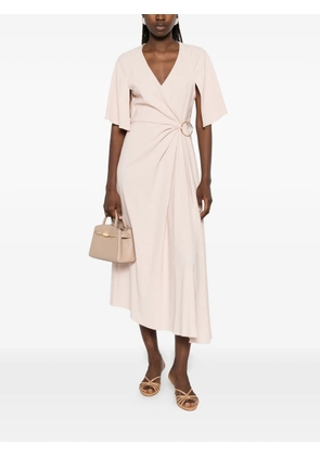 Max Mara ring-detail asymmetric dress - Pink