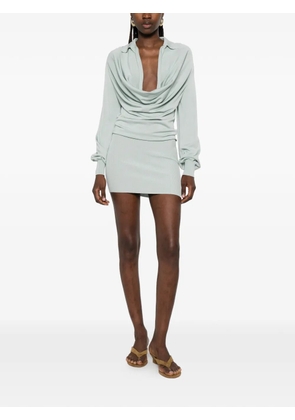 Aya Muse Vida cowl-neck dress - Green