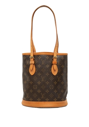 Louis Vuitton Pre-Owned 2001 Monogram Petit bucket bag - Brown