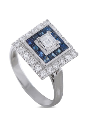 LB Exclusive sapphire and diamond ring - Silver