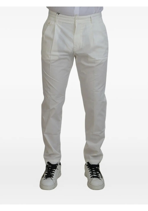 Dolce & Gabbana pleated skinny-fit trousers - Neutrals