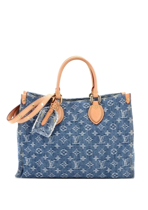 Louis Vuitton Pre-Owned OnTheGo Monogram Denim MM tote bag - Blue