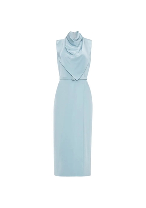 Adam Lippes Bandera belted midi dress - Blue