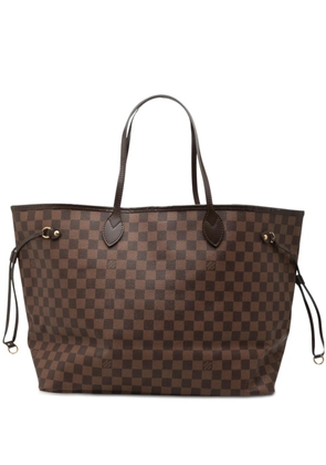 Louis Vuitton Pre-Owned 2014 Damier Ebene Neverfull GM tote bag - Brown