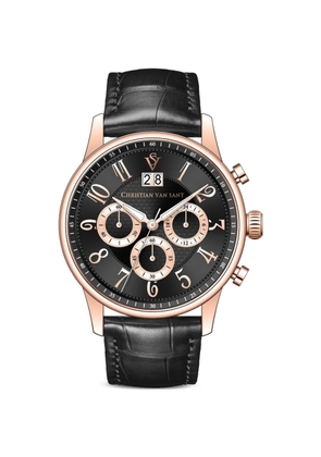 CHRISTIAN VAN SANT Heritage 42mm watch - Black