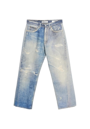 OUR LEGACY Third Cut digital-print straight-leg jeans - Blue