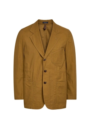 Drake's single-breasted blazer - Brown