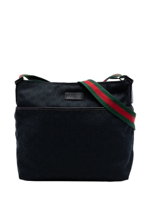 Gucci Pre-Owned 2016-2026 GG Canvas Web crossbody bag - Black