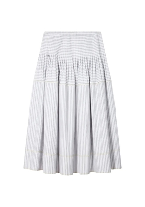 Paul Smith striped midi skirt - White