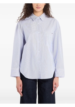 Tommy Hilfiger stripe-pattern button-up shirt - White