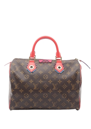 Louis Vuitton Pre-Owned 2015 Monogram Totem Speedy 30 boston bag - Brown