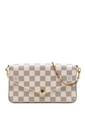 Louis Vuitton Pre-Owned 2016 Damier Azur Pochette Felicie crossbody bag - White