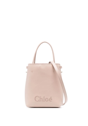 Chloé micro Sense tote bag - Pink