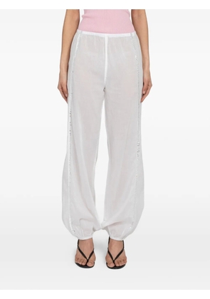 Gimaguas Angel sequin-embellished trousers - White