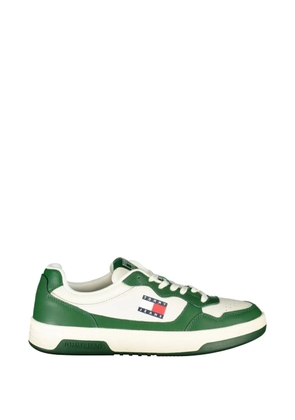 Tommy Hilfiger logo-patch panelled sneakers - Green