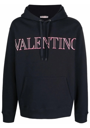 Valentino Garavani logo-print hoodie - Blue