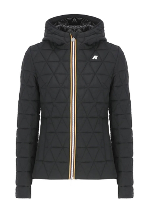 K-Way Lil Diamond quilted-design jacket - Black