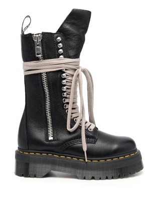 Rick Owens x Dr. Martens 1918 lace-up platform boots - Black