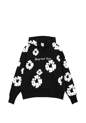 Denim Tears hooded wreath hoodie - Black