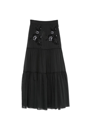 Ermanno Scervino elastic-waistband maxi skirt - Black