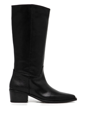 VAGABOND 40mm Kelsey pointed-toe leather boots - Black