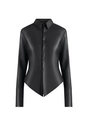 Manière De Voir Sonia angular-hemline shirt - Black