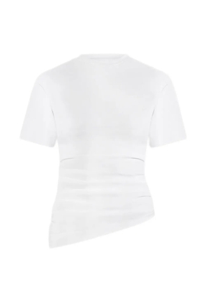 Manière De Voir Pauline asymmetric-hem T-shirt - White