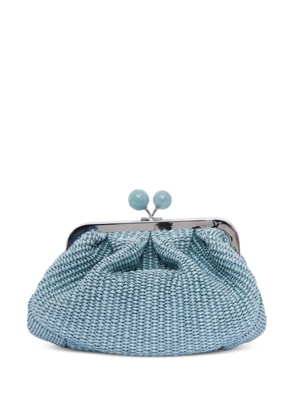 Weekend Max Mara Pasticcino woven shoulder bag - Blue