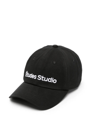 Études Studio logo-embroidered cap - Black
