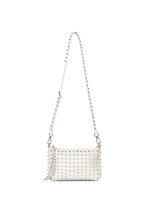 John Richmond mini stud-embellished shoulder bag - White