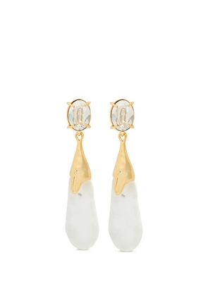 Alexis Bittar Bonbon crystal-embellished drop earrings - Gold