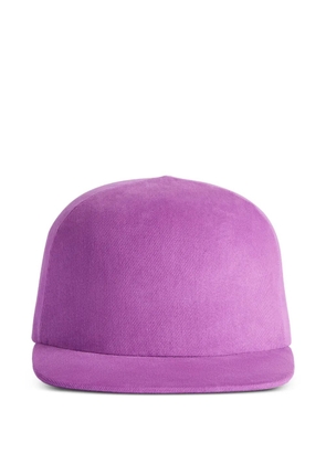 Balenciaga logo-embroidered baseball cap - Purple
