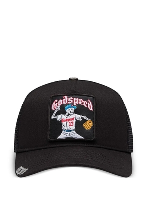 GODSPEED Interchangeable Patch Trucker baseball cap - Black