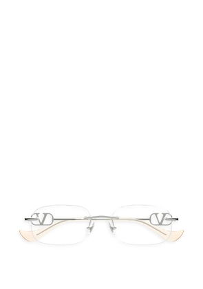 VALENTINO GARAVANI EYEWEAR VLogo rimless glasses - Silver