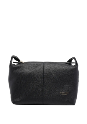 MY BEST BAG grainy leather shoulder bag - Black