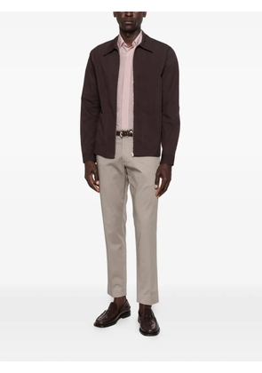 Entre Amis Senna belt-loops trousers - Neutrals