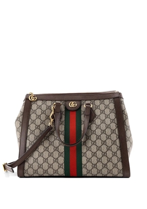 Gucci Pre-Owned Ophidia Top Handle GG Coated Canvas Medium tote bag - Brown